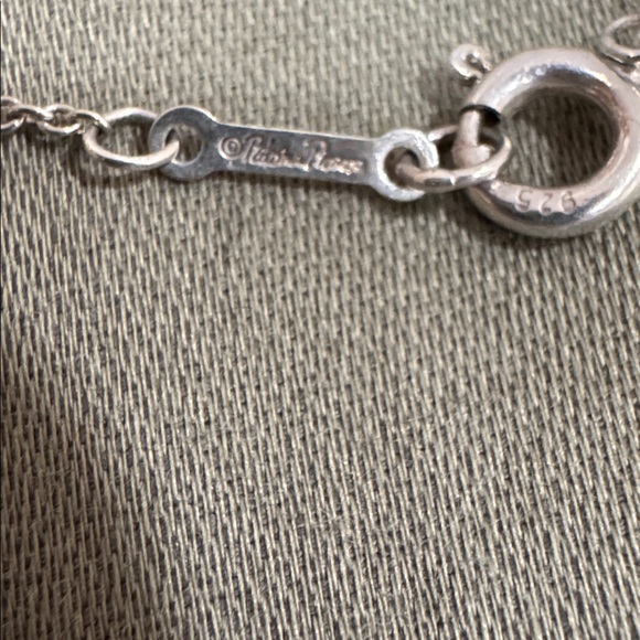 Tiffany & Co. Silver Paloma Picasso Loving Heart Necklace - Picture 5 of 9